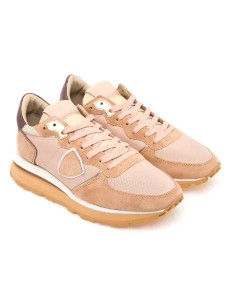 Sneakersy Philippe Model skórzane beżowe