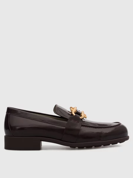 Кожаные лоферы Bottega Veneta коричневые