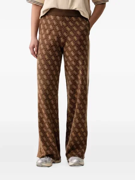 Pantaloni Guess alergare maro