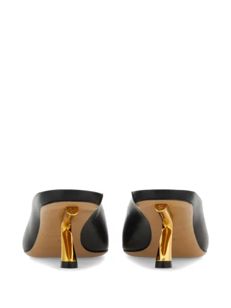 Papuci tip mules Ferragamo negru