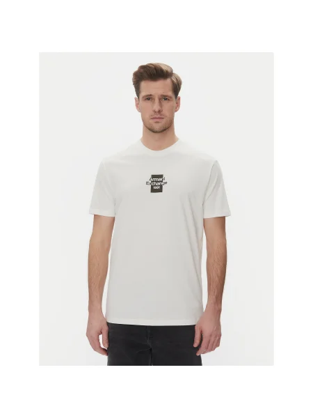 Armani Exchange Póló Regular Fit fehér