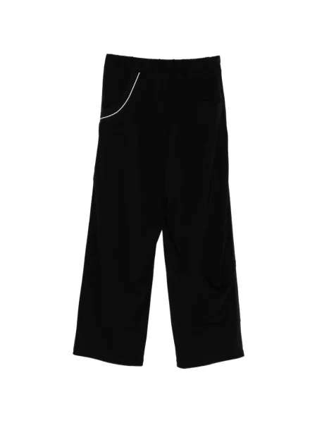 Pantaloni Y's din jerseu alergare negru