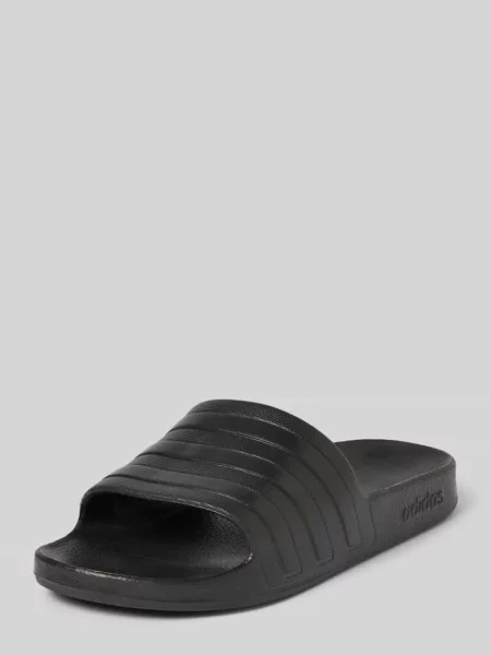 Klapki Adidas Sportswear w jednolitym kolorze czarne