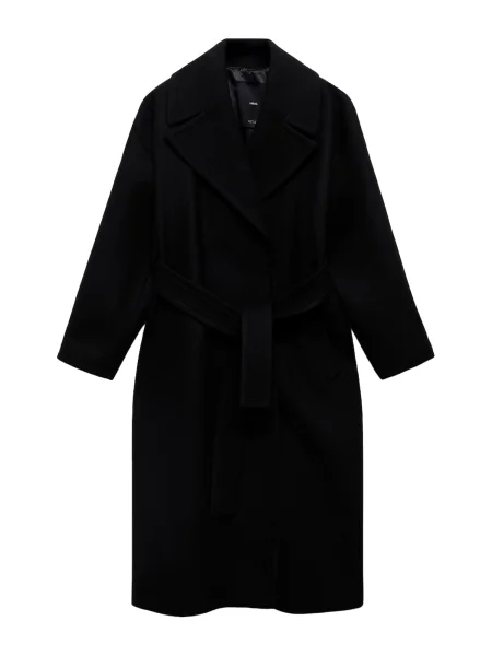 MANGO Palton de primăvară-toamnă TRAVIATA' negru