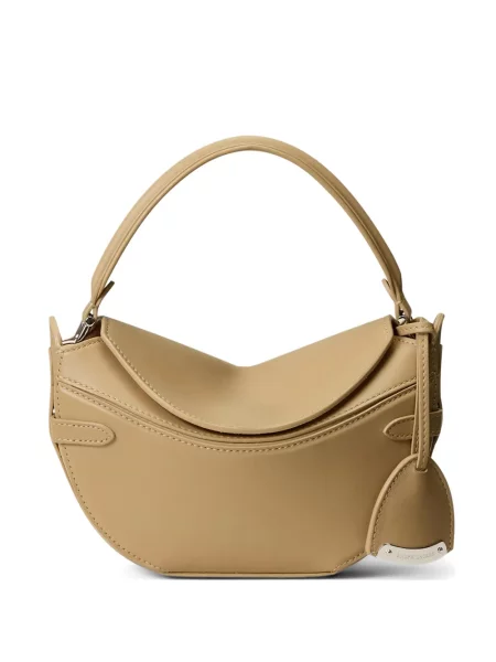 Geantă shopper Ralph Lauren Collection maro