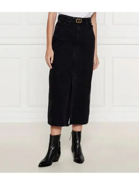 TWINSET De blugi fustă negru