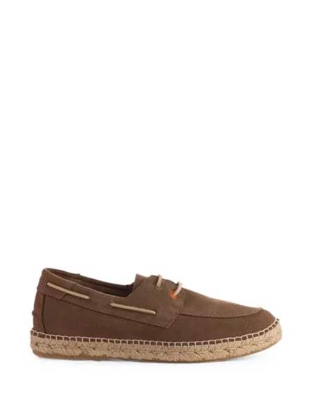 Pantofi loafer Abarca din piele de căprioară maro