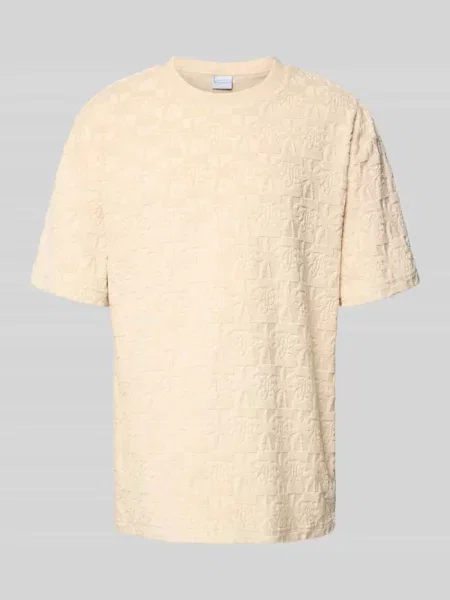 T-shirt ze wzorem na całej powierzchni i okrągłym dekoltem Karl Kani