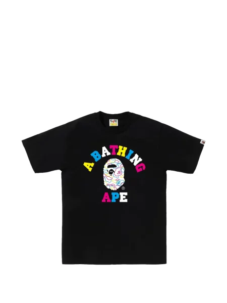 Tricou A Bathing Ape® cu autograf negru