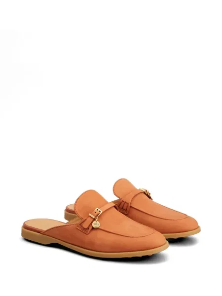 Papuci tip mules Tod's din piele maro