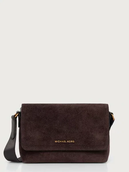 Michael Kors geantă mică pentru femei din piele HUDSON maro