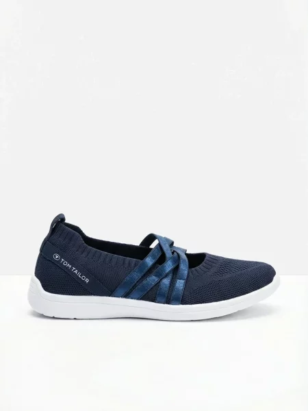 Balerinki Bonprix niebieskie