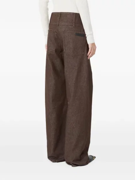 Blugi cu picior larg Max Mara maro
