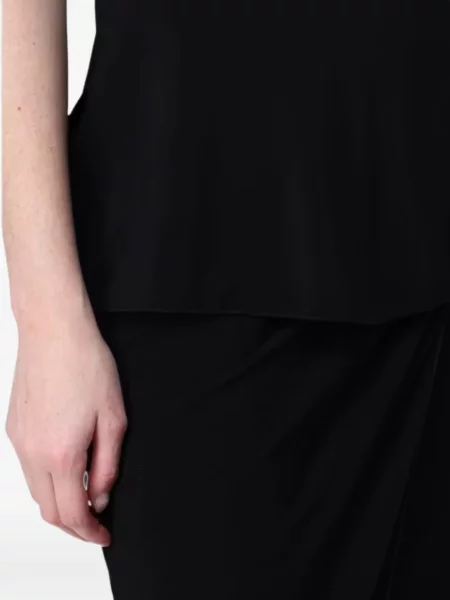 Top Max Mara cu decolteu în V negru