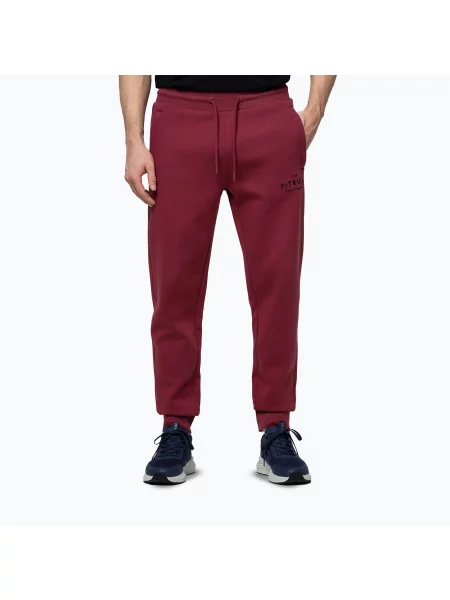 Pantaloni pentru bărbați Pitbull Sampson Track burgundy