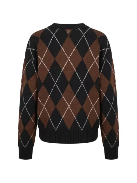 Pulover Aniye By cu model argyle negru