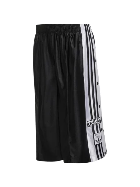 Pantaloni scurți Adidas cu dungi negru
