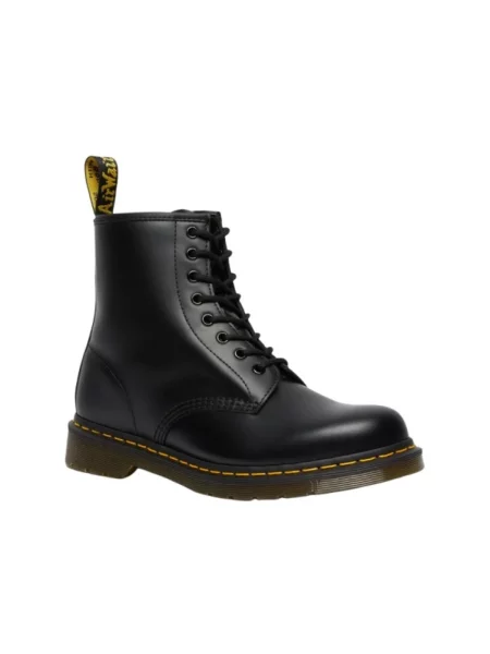 Botki Dr. Martens sznurowane skórzane czarne