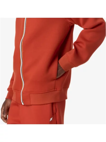 Bluza z kapturem K-way z kapturem czerwona