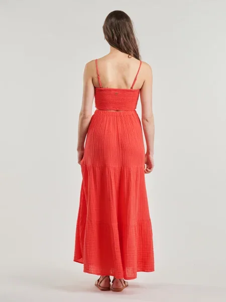 Rochie maxi Rip Curl de costum roșu