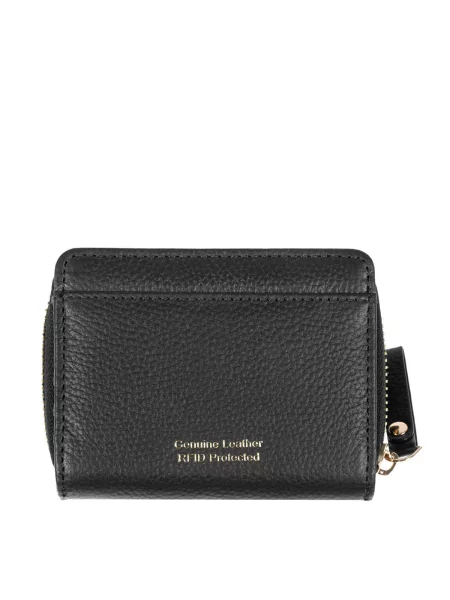 Ashwood Leather Портмоне Шкіра чорний