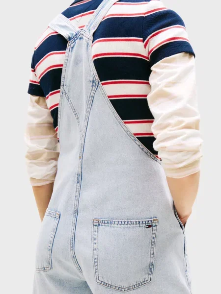 Джинсовий комбінезон Tommy Jeans блакитний