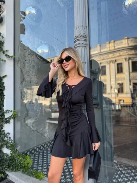 Платье мини Uaclothes черное