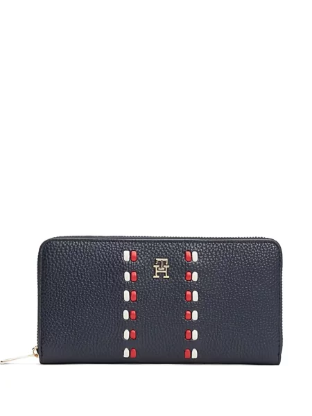 Portofel Tommy Hilfiger cu autograf albastru