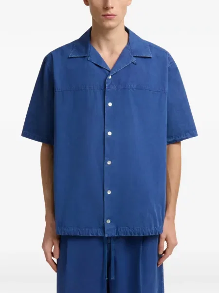 S límcem košile Marni s autogramem modrá