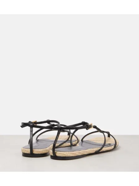 Sandale Khaite din piele negru