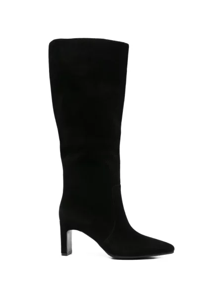 Botine Adrianna Feretti din piele de căprioară negru