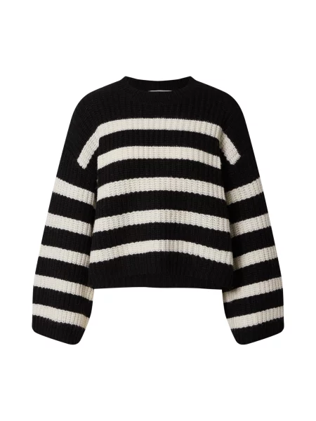 EDITED Pulover Louise crem negru