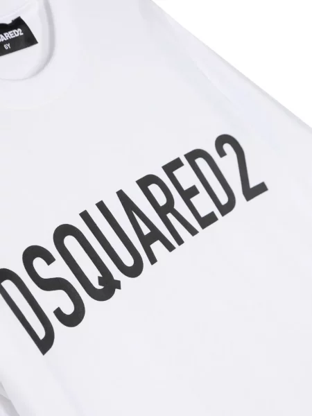 Koszulka dziecięca Dsquared2 biała