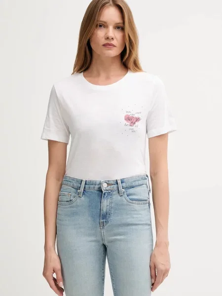 Тениска Pepe Jeans дамска бяло