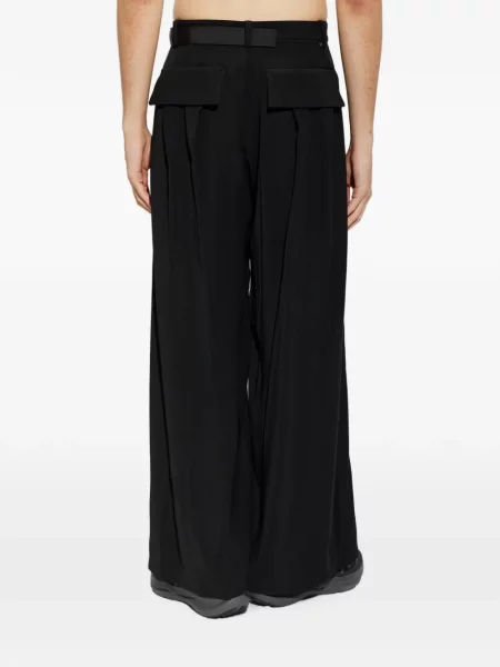 Cu centură pantaloni Sacai negru