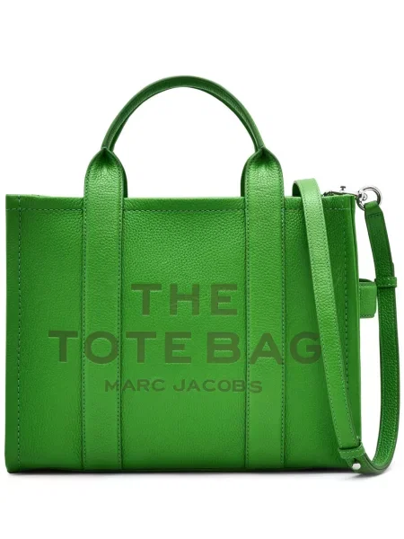 Geantă shopper Marc Jacobs din piele verde