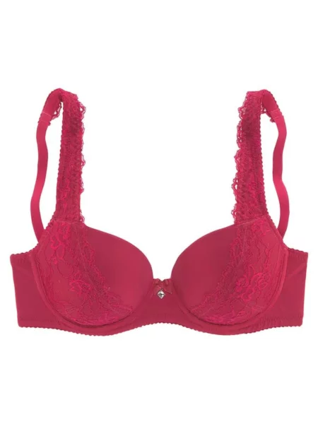 LASCANA Sutien Carina pastel roșu