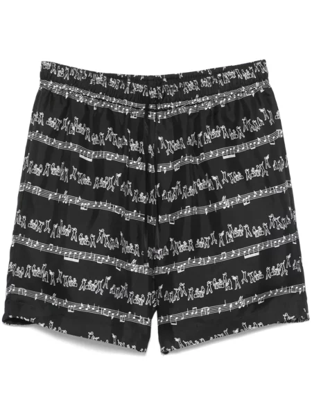 Pantaloni scurți de sport Amiri negru