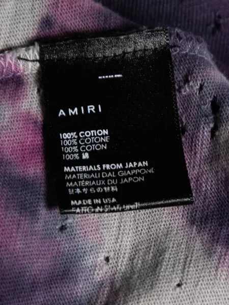 Tricou Amiri zdrențuiți violet