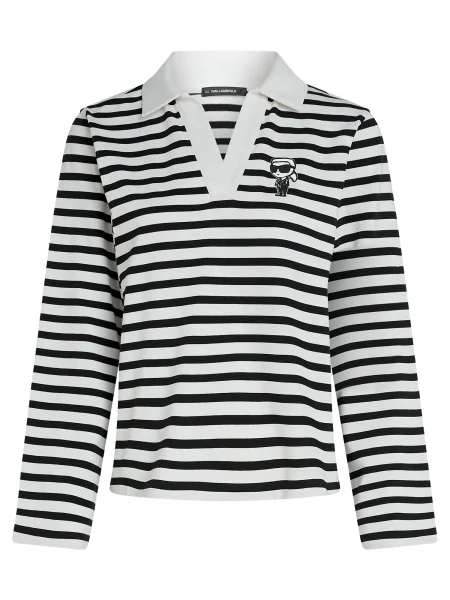 Karl Lagerfeld Tricou negru alb