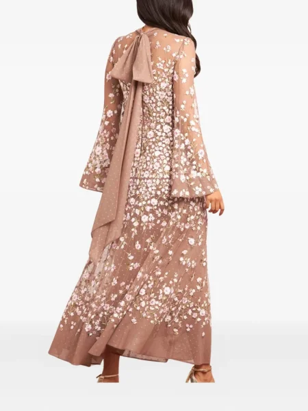 Midi šaty Needle & Thread růžové