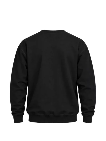 Pulover Revolution Now cu decolteu rotund negru