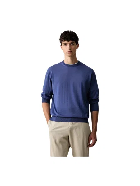 Paul&Shark sweter wełniany niebieski
