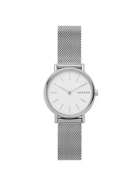 SKAGEN Analógové hodinky strieborná biela