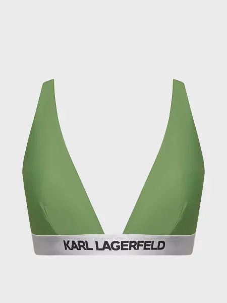 Купальник Karl Lagerfeld зелений