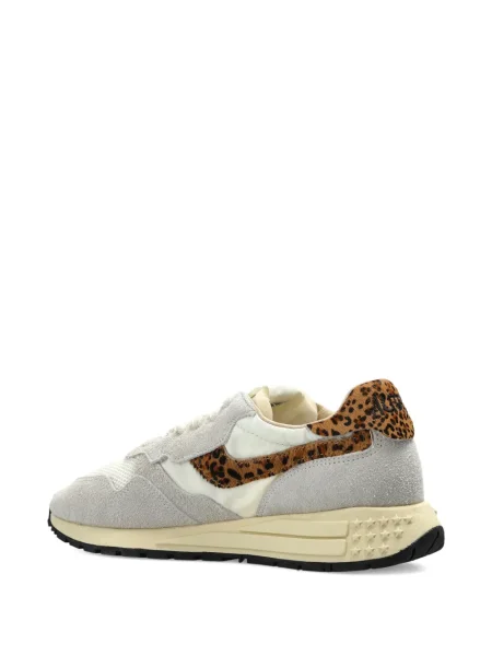 Sneakerși Autry cu imagine cu model leopard gri