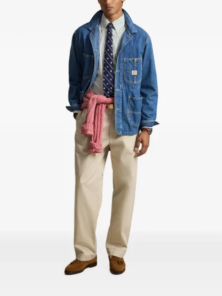 Șosete Polo Ralph Lauren cu broderie în carouri de flanelă verde
