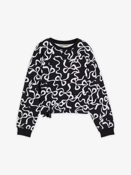 Bluza z czystej bawełny organicznej czarna
