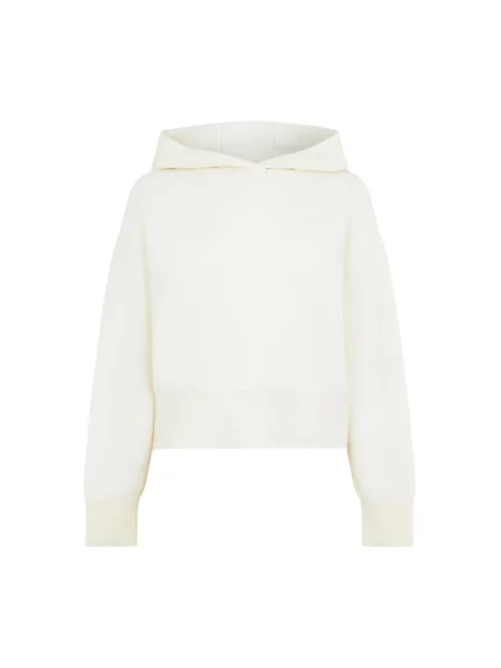 Bluza z kapturem Canada Goose wełniana z kapturem biała