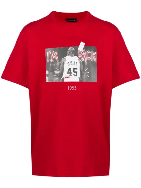 Tricou Throwback roșu